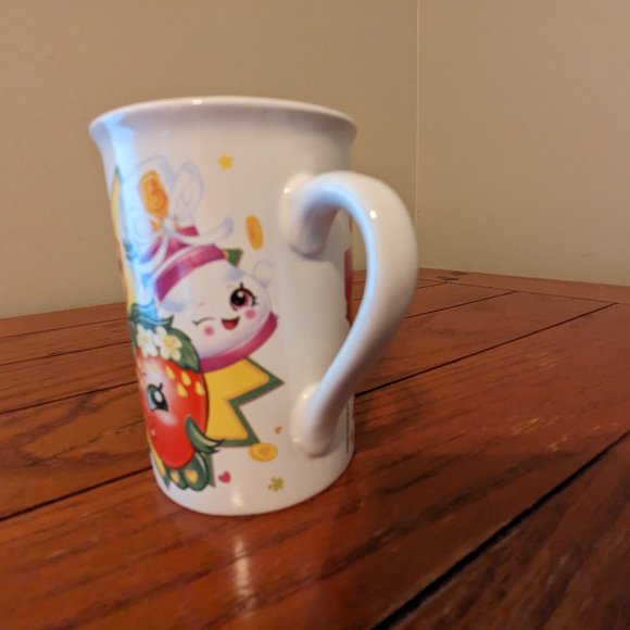 Shopkins Colorful Coffee Mug Cup Moose Enterprises 2016 Frankford Candy - Picture 2 of 9